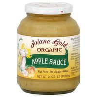 Solana Gold Organic Apple Sauce - 24 Ounce